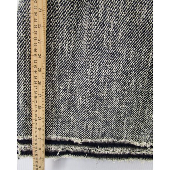 Rebecca Taylor Dress 6 Linen Blend Shift Cocktails Career Raw Hem - Picture 3 of 9